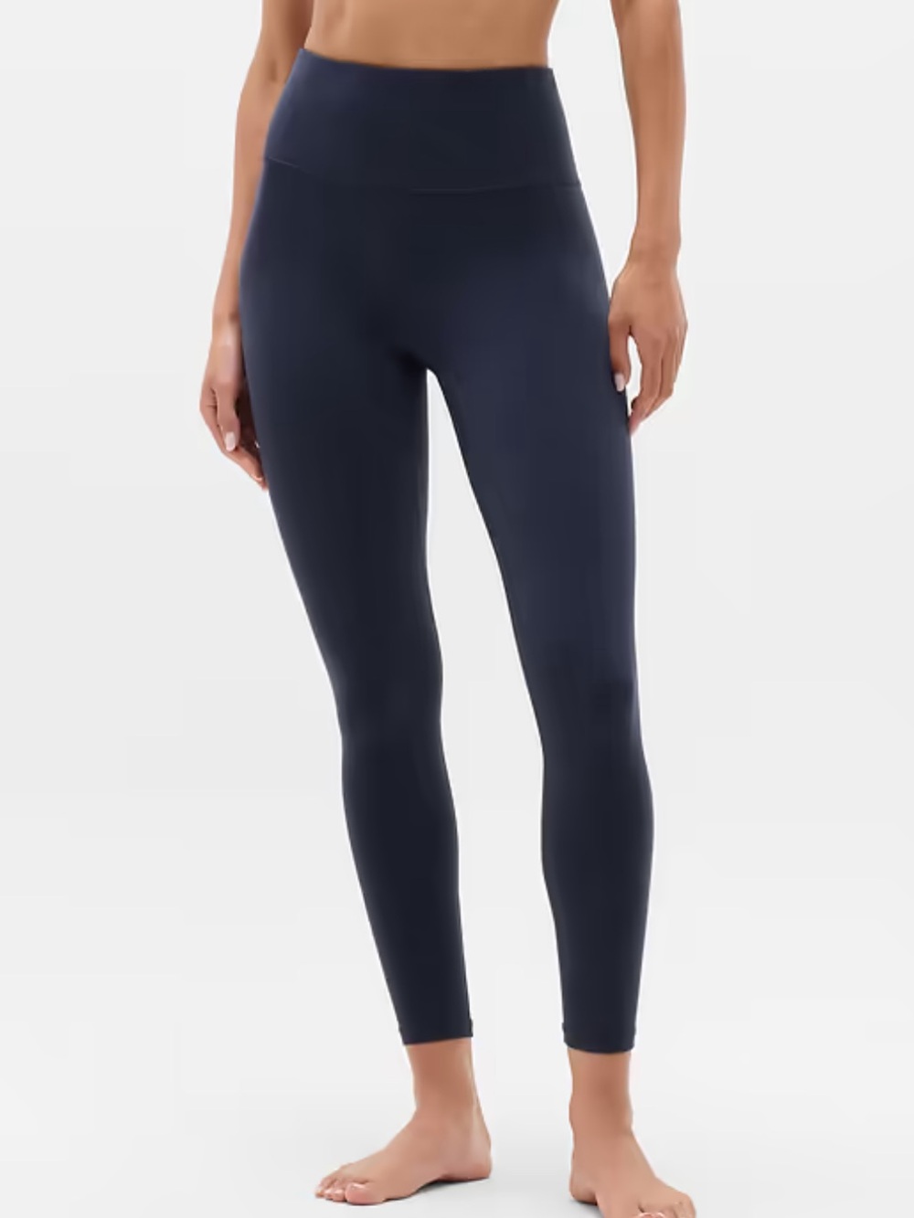 Athleta Women’s Navy Blue Elation Ultra High Rise 7/8 Legging in Petite Medium
